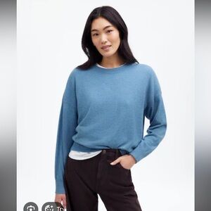 Madewell cashmere blue sweater